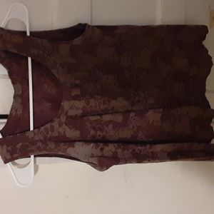 Cute tank| color brown| size M